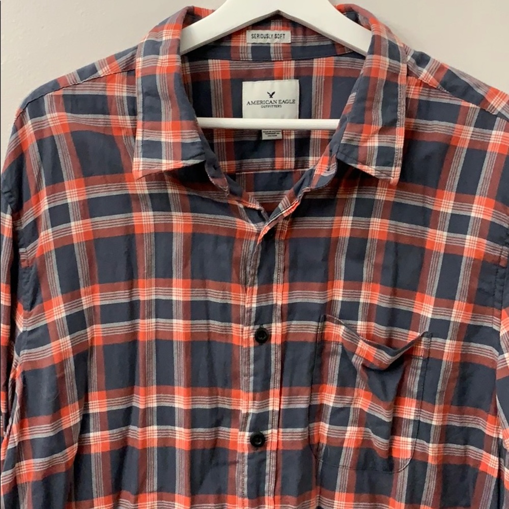 American Eagle flannel button down